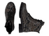 Remonte D2S72-03 Black Brown Combi Croc Lace Comfort Side Zip Ankle Boot