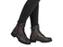 Remonte D2S72-03 Black Brown Combi Croc Lace Comfort Side Zip Ankle Boot