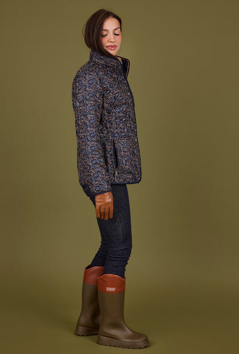 Normann Reversible Quilted Jacket – Navy/Camel 1523-4301-0