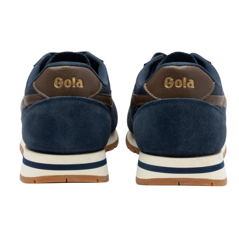 Gola Classics Men's Daytona Chute Vintage Trainer CMB363DE206 in Navy/Otter