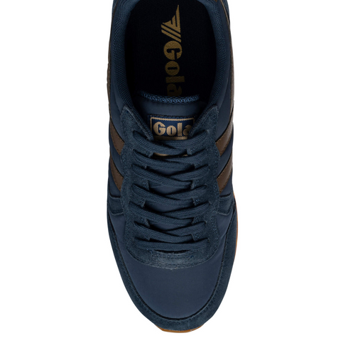 Gola Classics Men's Daytona Chute Vintage Trainer CMB363DE206 in Navy/Otter