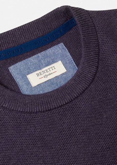 Benetti Dawson Crew Neck Cotton Sweater