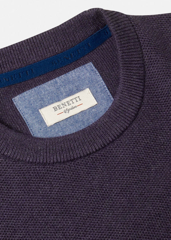 Benetti Dawson Crew Neck Cotton Sweater