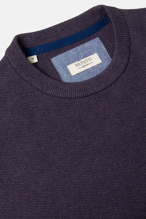 Benetti Dawson Crew Neck Cotton Sweater