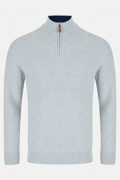 Benetti Dawson 1/4 Zip Knit Cotton Sweater