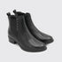 Dubarry Crest 1983 Women's Black Chelsea Boots - Premium Leather, Comfortable Block Heel