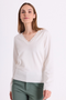 FreeQuent KATIE Fine Knit V-Neck Pullover - 206463