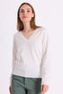 FreeQuent KATIE Fine Knit V-Neck Pullover - 206463