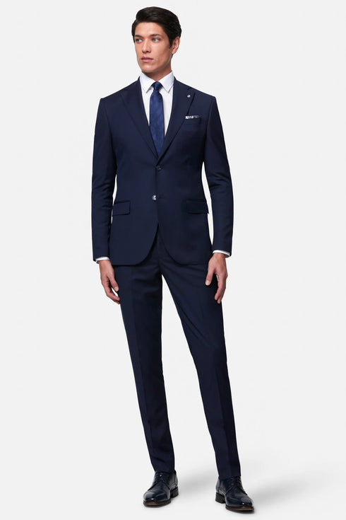 Benetti Edina Navy Trousers – Men’s Lester Fit Suit Trousers