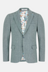 Benetti Enzo Forest Herringbone Blazer