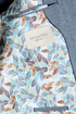 Benetti Enzo Navy Herringbone Blazer