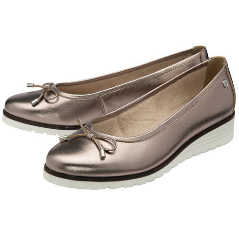 Lotus Fernanda Leather Ballerina Shoes ULS569DJ