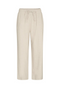 Freequent LAVA Ankle Pants Sand Melange Linen Blend 124620CB