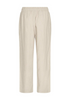 Freequent LAVA Ankle Pants Sand Melange Linen Blend 124620CB