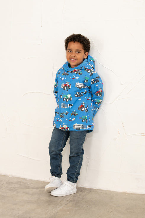 Lighthouse Finlay Waterproof Coat for Children – Farm Print