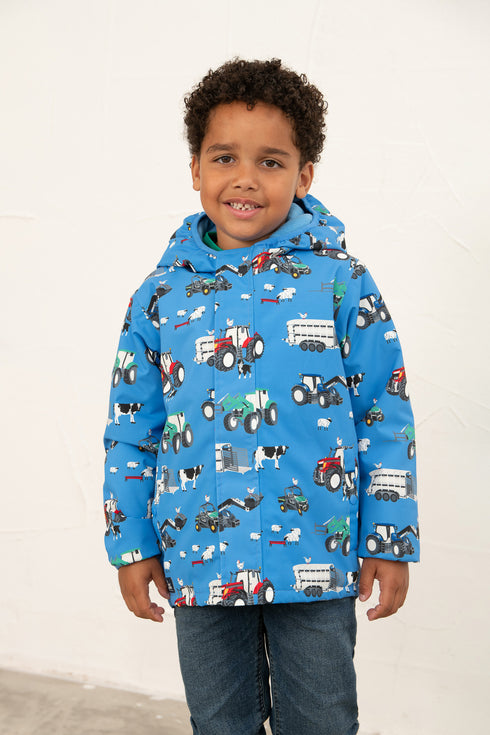 Lighthouse Finlay Waterproof Coat for Children – Farm Print