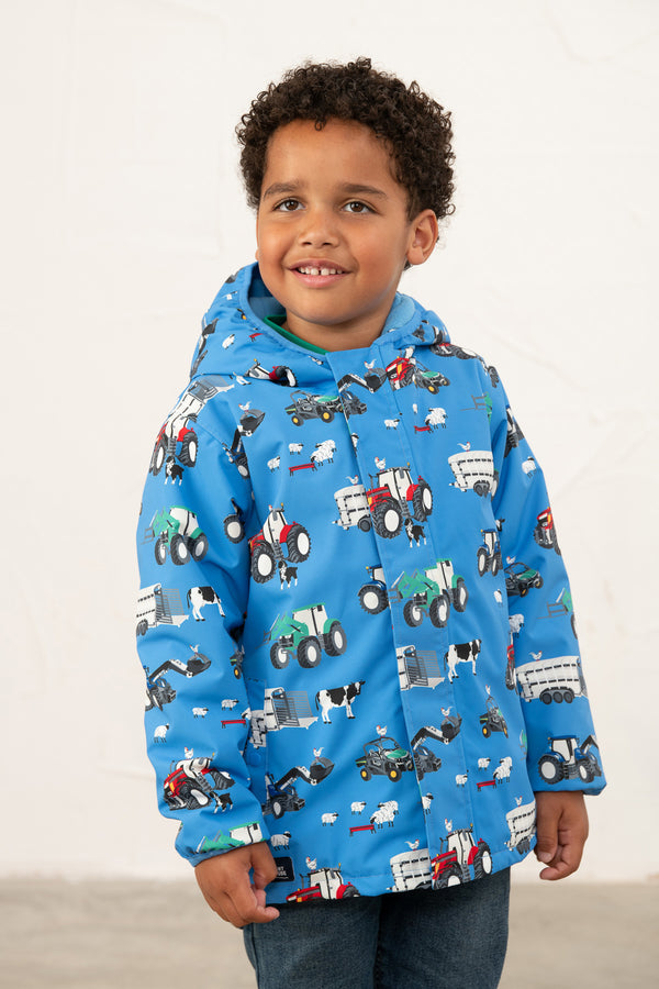 Lighthouse Finlay Waterproof Coat for Children – Farm Print