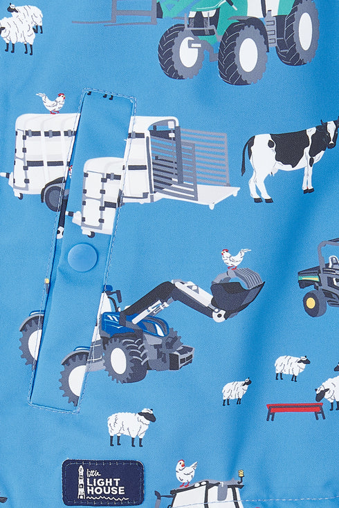 Lighthouse Finlay Waterproof Coat for Children – Farm Print