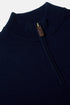 Benetti Franco Navy 1/4 Zip Knit Sweater