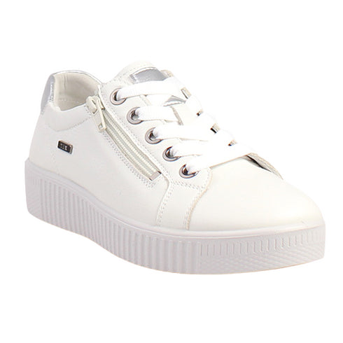 G-Comfort Ladies Flatform Trainer P-912 Off White