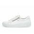 Gabor 63.334.21 White Low Sneakers with 2 Zips