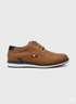 Ninety 78 Boys' Formal Lace-Up Shoes Tan/Brown/Navy NTY518B