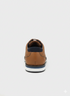 Ninety 78 Boys' Formal Lace-Up Shoes Tan/Brown/Navy NTY518B