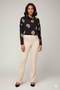 Robell Joella Snaffle Detail Kickflare Trousers in Cream 82cm – 53641-60012-11