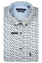 Giordano Mens League Short Sleeve Satin Flower Print Shirt 60 Navy 616036
