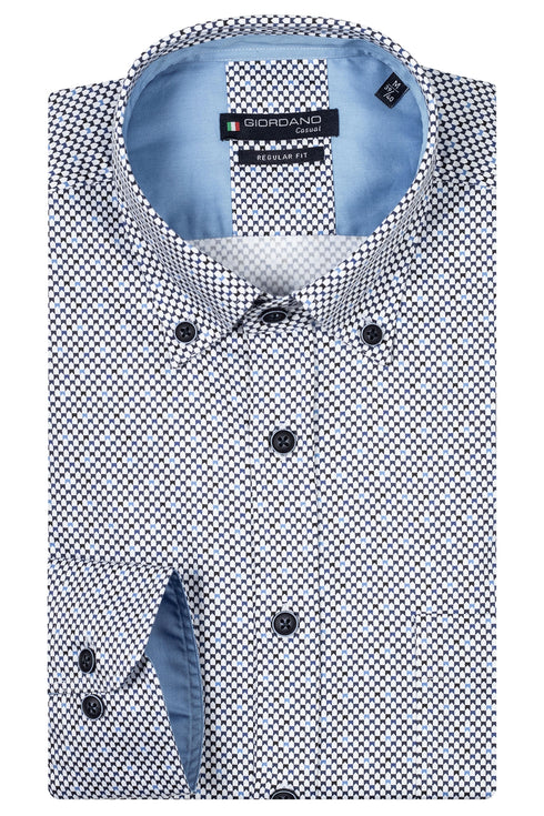 Giordano Mens Long Sleeve Shirt