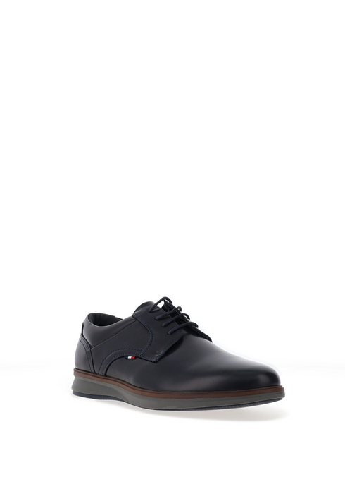 Brent Pope Hampden Laced Casual Shoe HAMPDEN FRB - French Blue