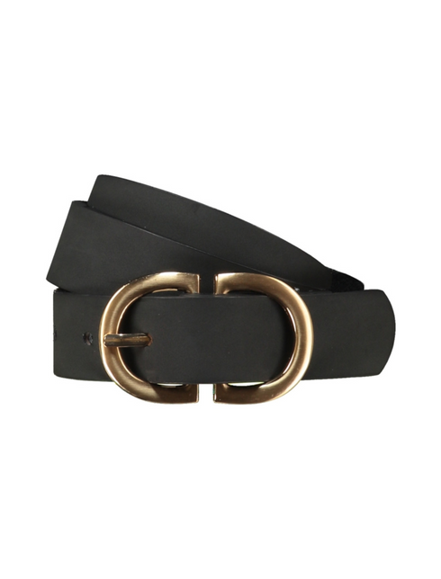 Hailys Ladies Ca44te Leather Blend Belt - Black HF62211061BK