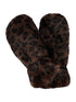 Hailys Mi44ndi Plush Faux Fur Leopard Print Mittens HFA62608018L - Leopard