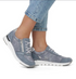 Remonte Women's Denim Blue Zip & Lace Casual Shoes – R6700-13