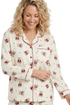 Indigo Sky Womens Teddy Cotton Wincey Pyjama Set IN48989IVORY - Ivory