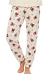 Indigo Sky Teddy Bear Applique Microfleece Jogger Pyjama Set IN50032IVORY - Ivory