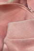 Indigo Sky Luxe Brushed Fleece Quarter Zip Wide Leg Loungewear Set IN50034 PK - Soft Pink