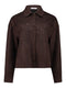 Hailys He44ather Faux Suede Shacket Blazer INT-2601092 - Cocoa