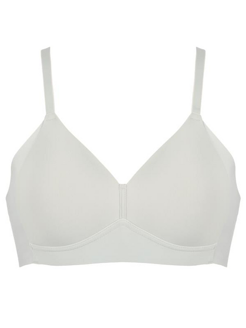 Naturana 5232 Wire Free Side Smoother Padded T-Shirt White/Ecru Soft Bra