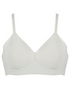 Naturana 5232 Wire Free Side Smoother Padded T-Shirt White/Ecru Soft Bra
