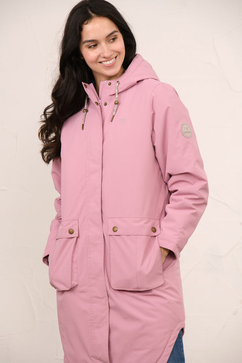 Lighthouse Wild Rose Imogen AW26 Waterproof Padded Fleece-Lined Coat
