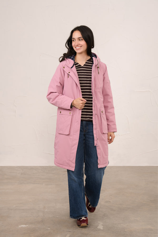 Lighthouse Wild Rose Imogen AW26 Waterproof Padded Fleece-Lined Coat