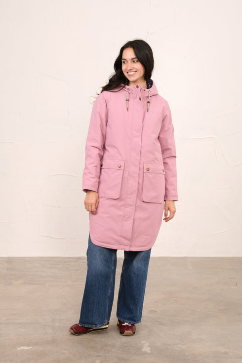 Lighthouse Wild Rose Imogen AW26 Waterproof Padded Fleece-Lined Coat