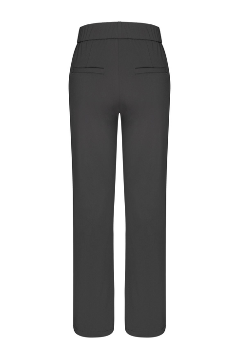 Kimara Jip Straight-Leg High-Waist Trousers JIP - Grey Souk
