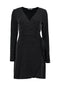 Hailys Vi44ldane Long Sleeve Glitter Wrap Dress JY-21098PTY
