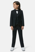 Benetti Boys James 3-Piece Suit – Classic Black