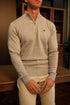 Walker & Hunt Knitted 1/4 Zip Hunter - Premium Cotton Sweater