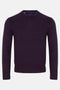 Benetti Julius Long Sleeve Round/Crew Neck Knit Sweater Plum
