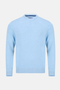 Benetti Menswear Julius Sky Crew Neck Premium Cotton Knit Sweater