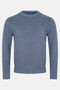 Benetti Julius Long Sleeve Round/Crew Neck Knit Sweater Smoke Blue Grey